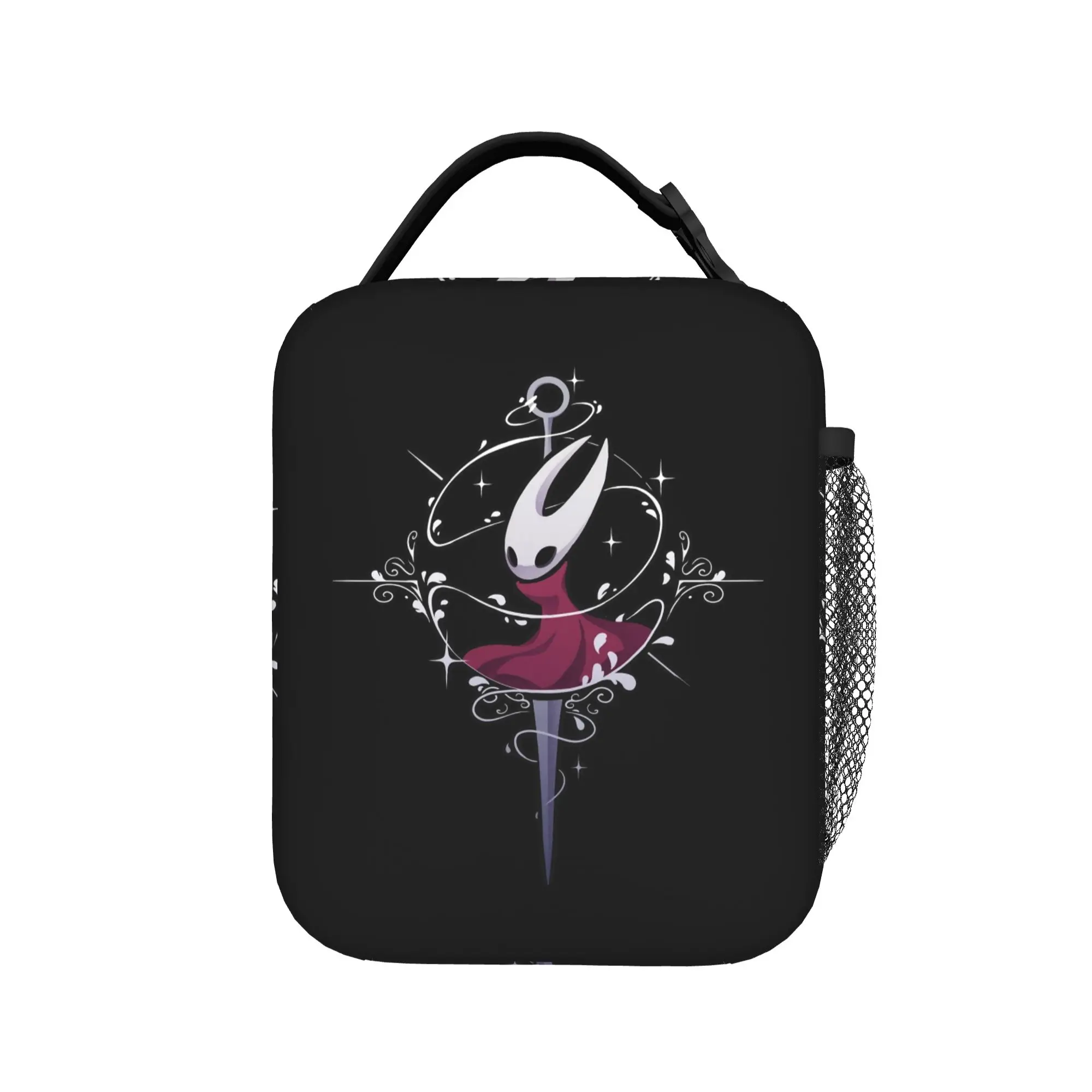 Hollow Knights Cartoon Thermal Insulated Lunch Bags for Travel  Reusable Food Bag Cooler Thermal Food Box
