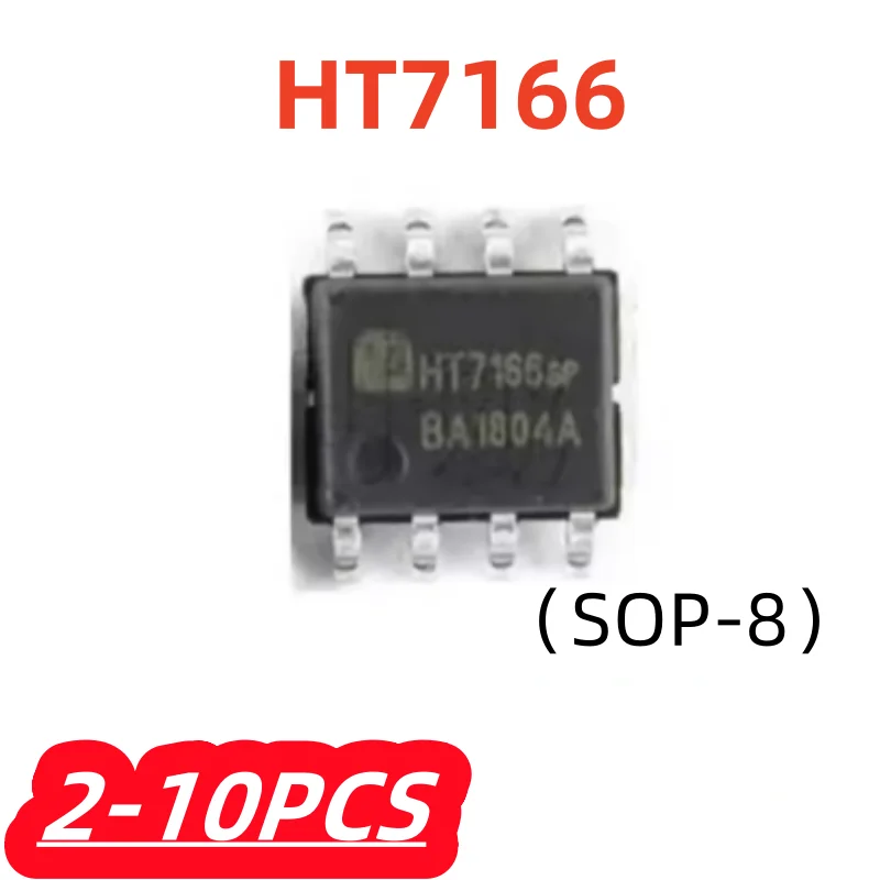 2-10Pcs/lot 100% New HT7166 With Heat Sink Patch SOP8 Audio Amplifier Power IC Chip HT7166SP Original