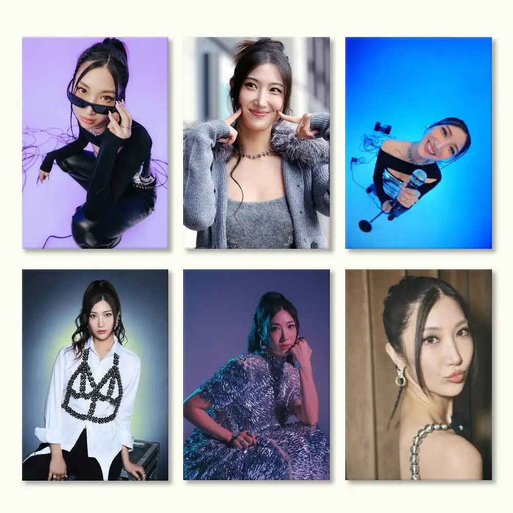 

KPOP Singer E-EJAE Golden Poster HD Quality Wall Art Retro Posters For Home Room Wall Decor Self Adhesive