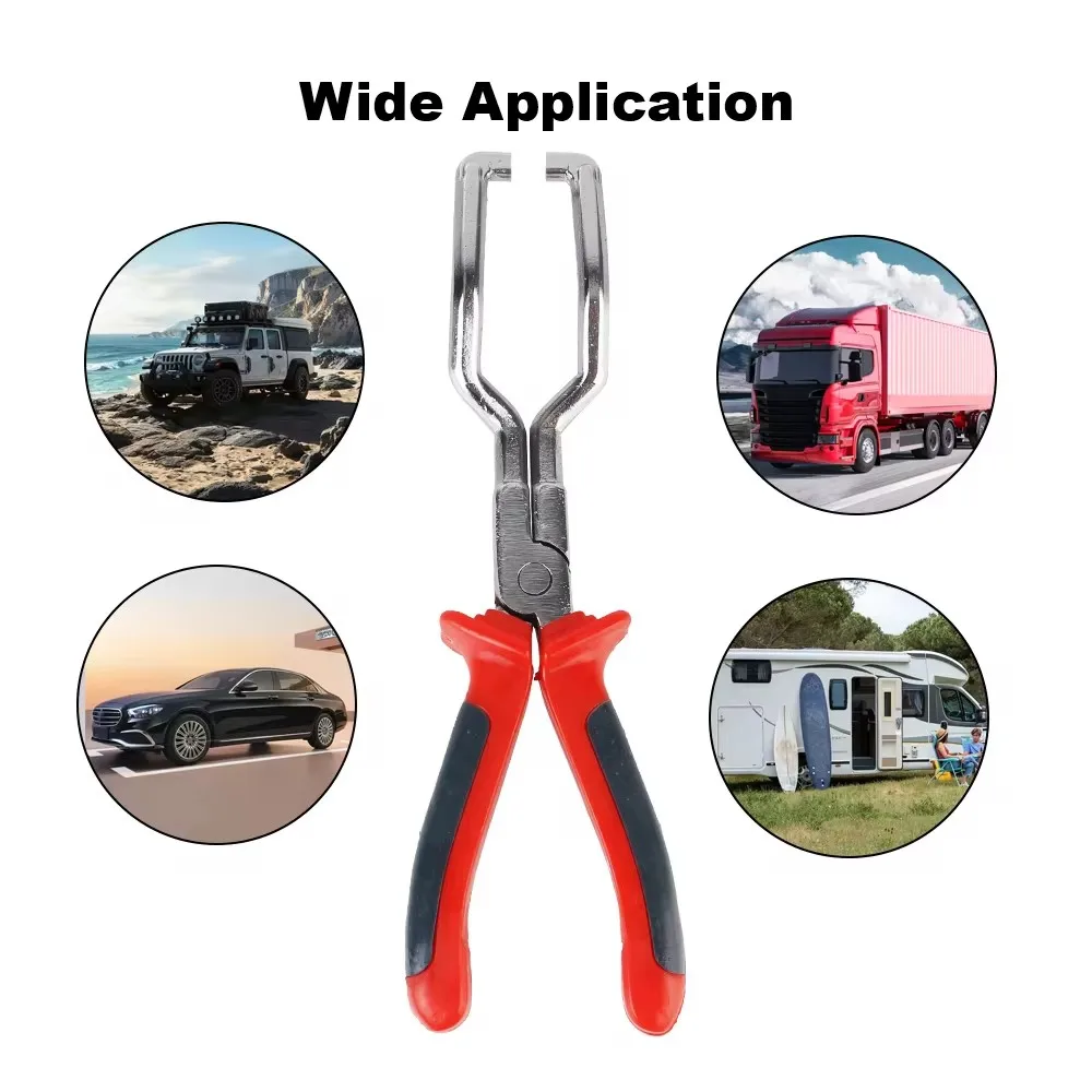 Fuel Line Pliers Gasoline Pipe Joint Fittings Caliper Car Repair Tool Filter Hose Release Disconnect Special Petrol Clamp