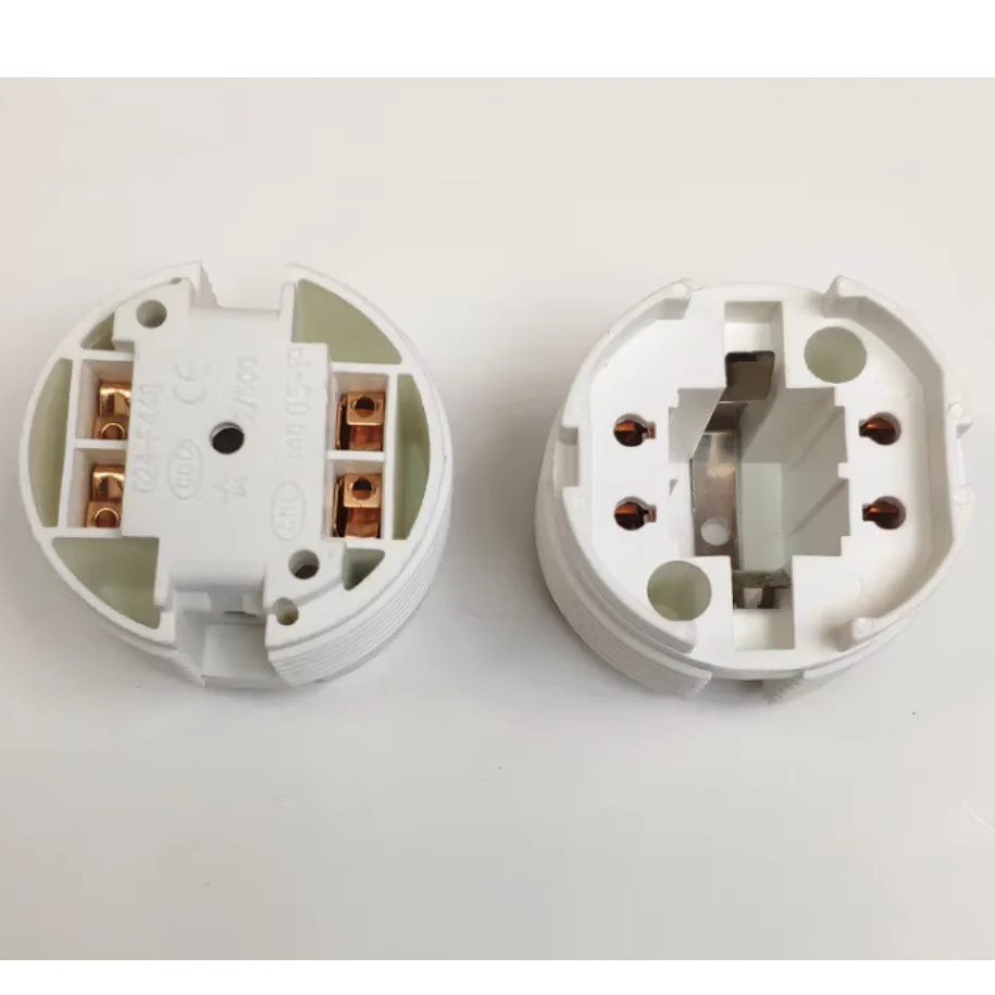 G24 Lamp Base, 4-Pin Are OK, CFL Lamp Holder G24 LED Pluggable Aging Lamp Holder Wholesale in Large Quantities