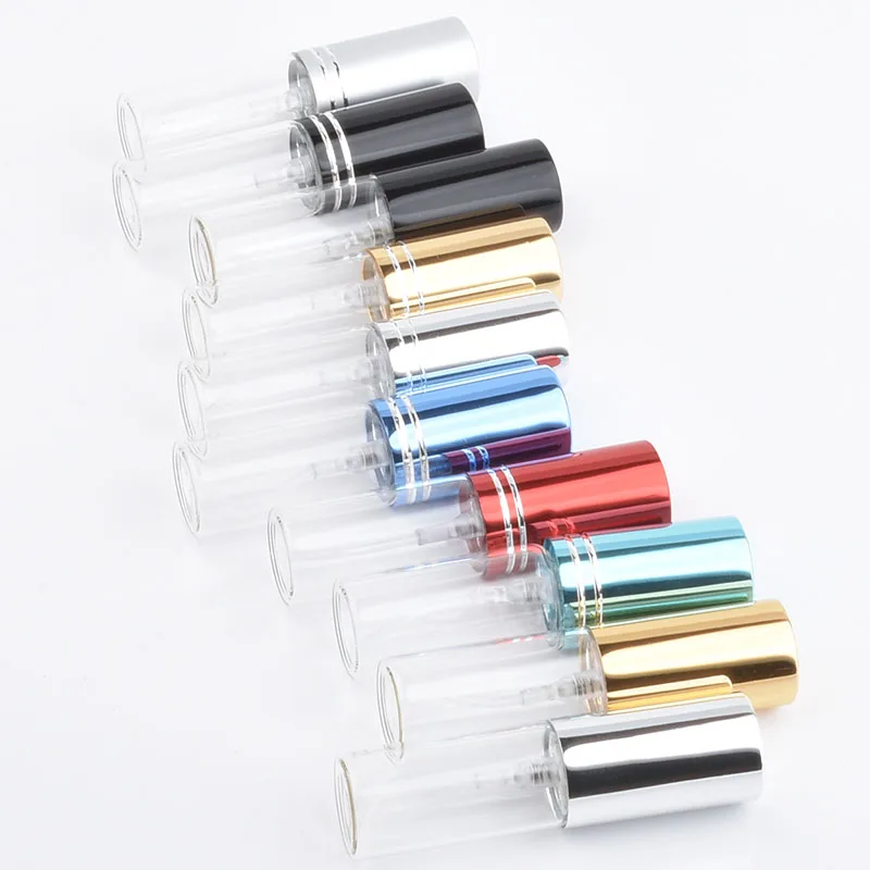 

100Pcs/Lot 5ml Portable Empty Cosmetic Case Travel Spray Bottle Perfume For Gift Sample Mini Bottle Parfum Makeup Containrs