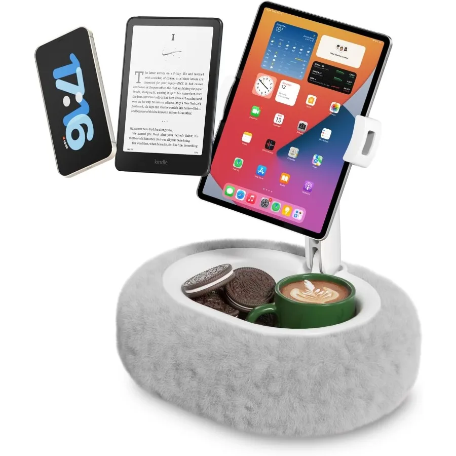 

Подставка для подушки для планшета ViozonKindle Подставка для подушки, совместимая с планшетом 411, телефона с маленькой чашей, держатель Kindle, аксессуары, идея f