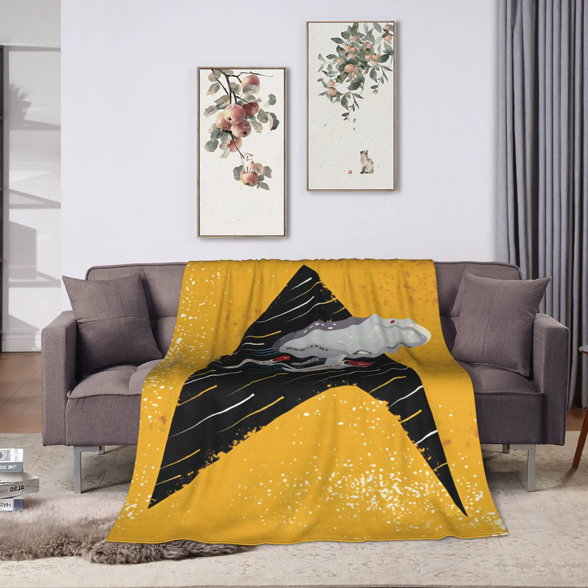 S-Star T-Trek Ship Movie  Blankets Quality Warm Soft  Throw Blanket Winter Travel Home Decor Street Trend Bedspread