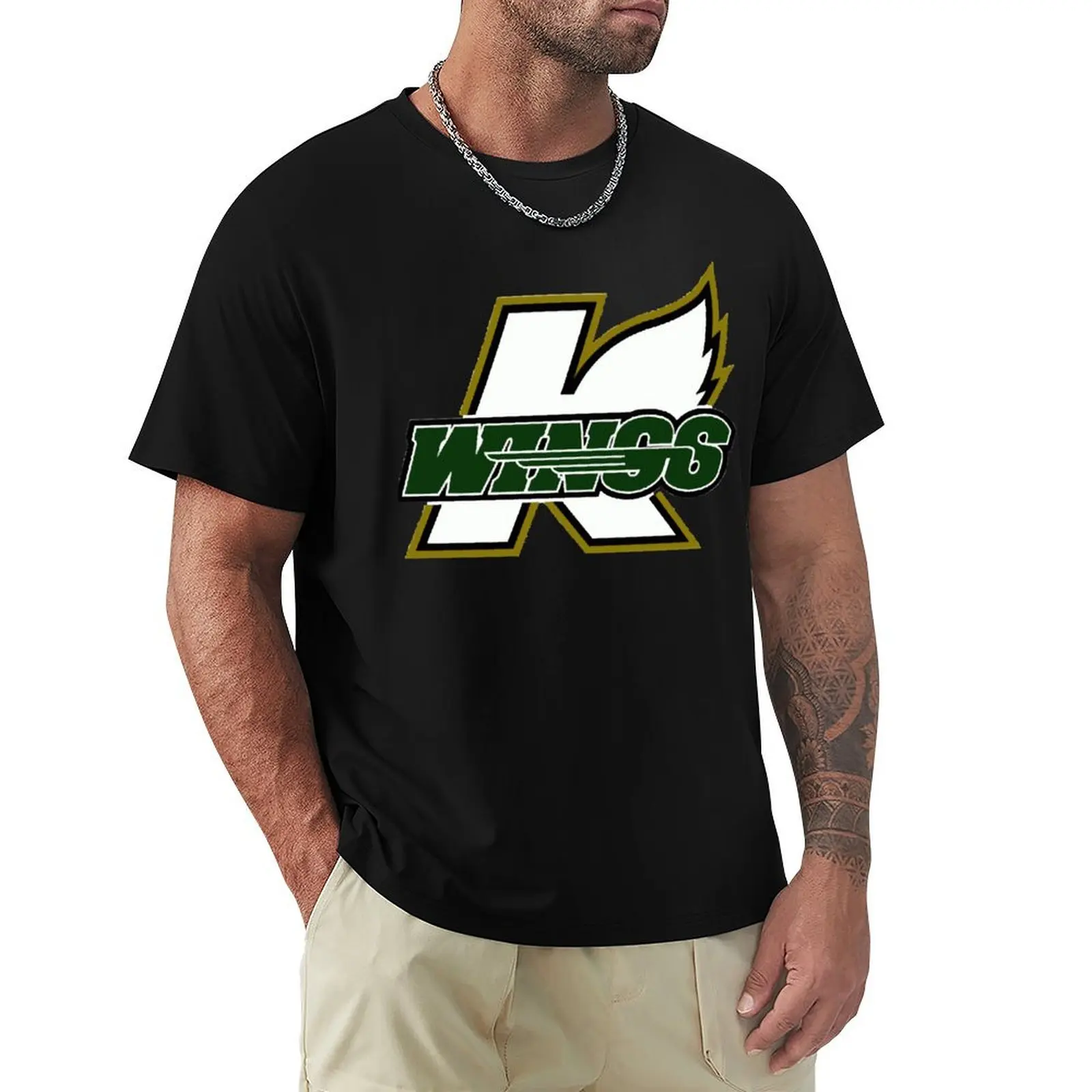 

Michigan K Wings Hockey T-Shirt T-Shirt sweat man t shirt workout shirts for men