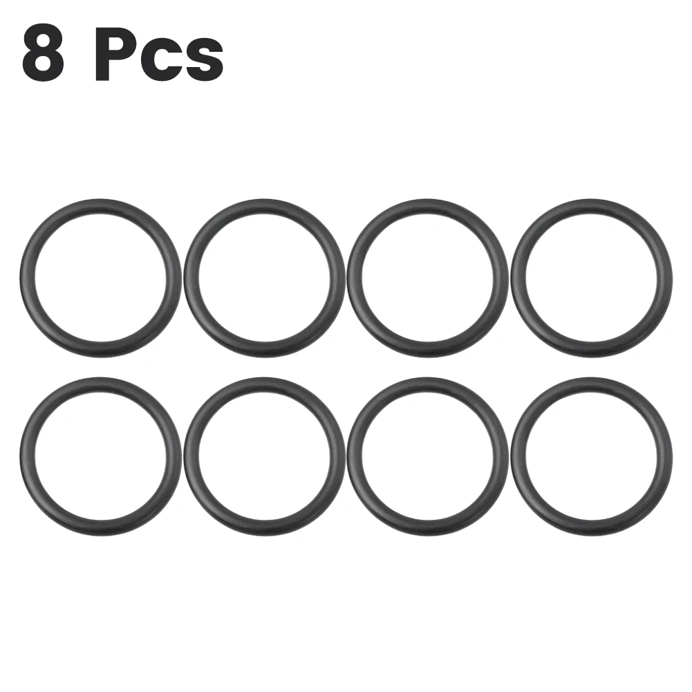 8pcs Rubber O-Ring Spare Truck Bumper Trunks Car DIY Decoration Exterior Hatch lids Home Kit Pro Quick Release