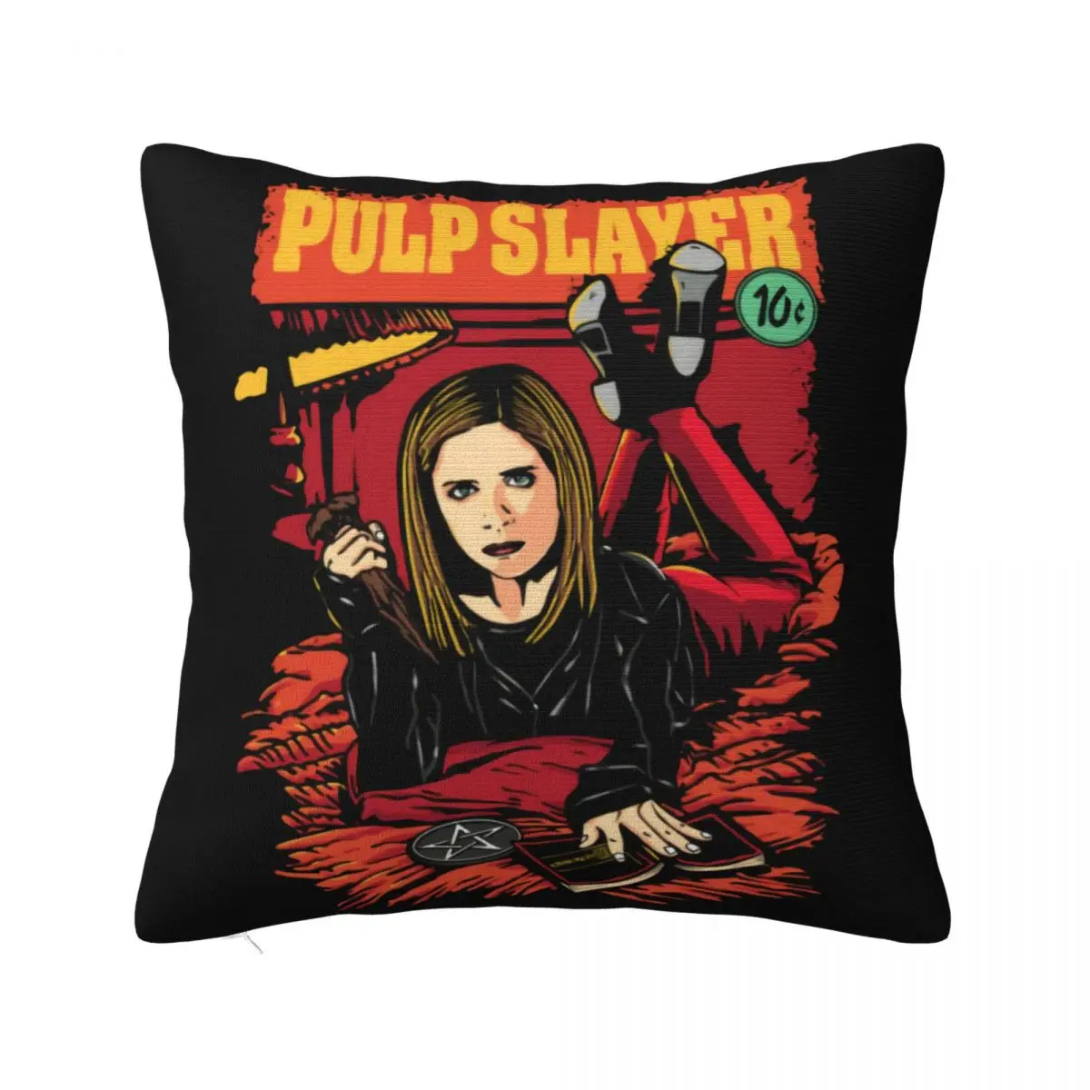 Buffy The Vampire Slayer X Mia Wallace Pulp Fiction Black Willow S 6Xl Cheap Price Casual Halloween Pillow Case