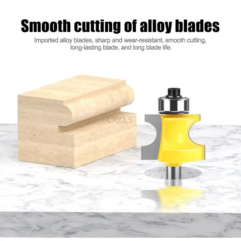 Woodworking Bearings Corners Beads Decorative Knives Cutting Plates Tungsten Steel Precise Cutting Semi-circular Cutters Tools