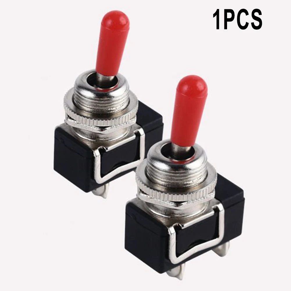 

Toggle Switches 2 Pins DC 12V Heavy Duty Toggle Mechanism Removable Red Rubber Cover Electrical Equipment & Supplies