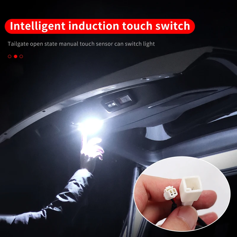 لتويوتا 2021-2025 2024 لاند كروزر 300 LC300 LED سيارة مصباح إضاءة صندوق السيارة السوبر مشرق مصباح داخلي إضاءة مقاومة للماء الملحقات