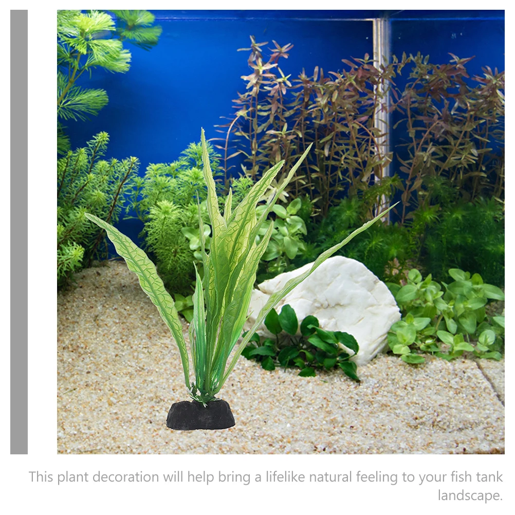 

6pcs Artificial Grass Fish Tank Decoration Plants Plastic Aquatic Landscaping Accessories Realistic Aquarium Plants Pet