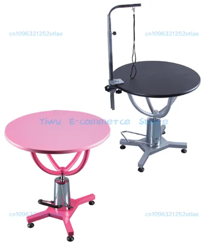 

Veterinary Stainless Steel Hydraulic Portable Pet Dog Grooming Table Height Adjustable Lifting Clinic Animal Beauty Table