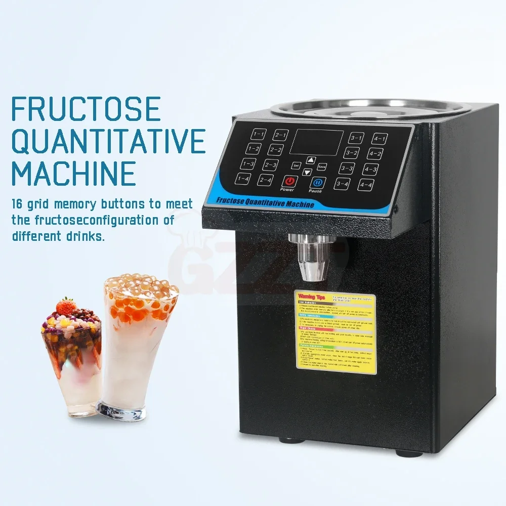 Factory Wholesale Automatic Fructose Dispenser 16 Fructose Quantitative Machine Bubble Tea Boba Tea Shop Equipment