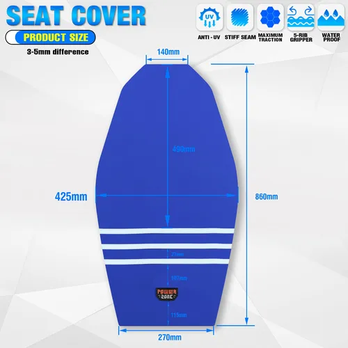 Imagen 2 del producto Cojín para asiento de motocicleta, funda impermeable para KTM Husqvarna YAMAHA KAWASAKI SUZUKI HONDA SXF KXF CRF YZF WR TC TE Dirt Bike