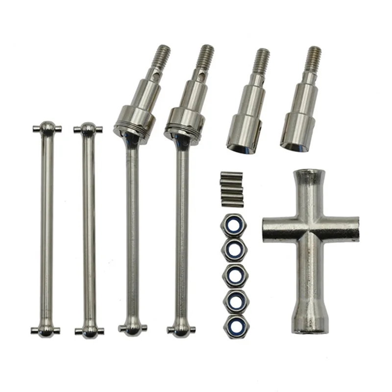 CYGJ-6X Metallo Anteriore E Posteriore Albero Motore CVD Per SCY 16101 16102 16103 16201 Pro 1/16 Brushless RC Auto Aggiornamenti Parti