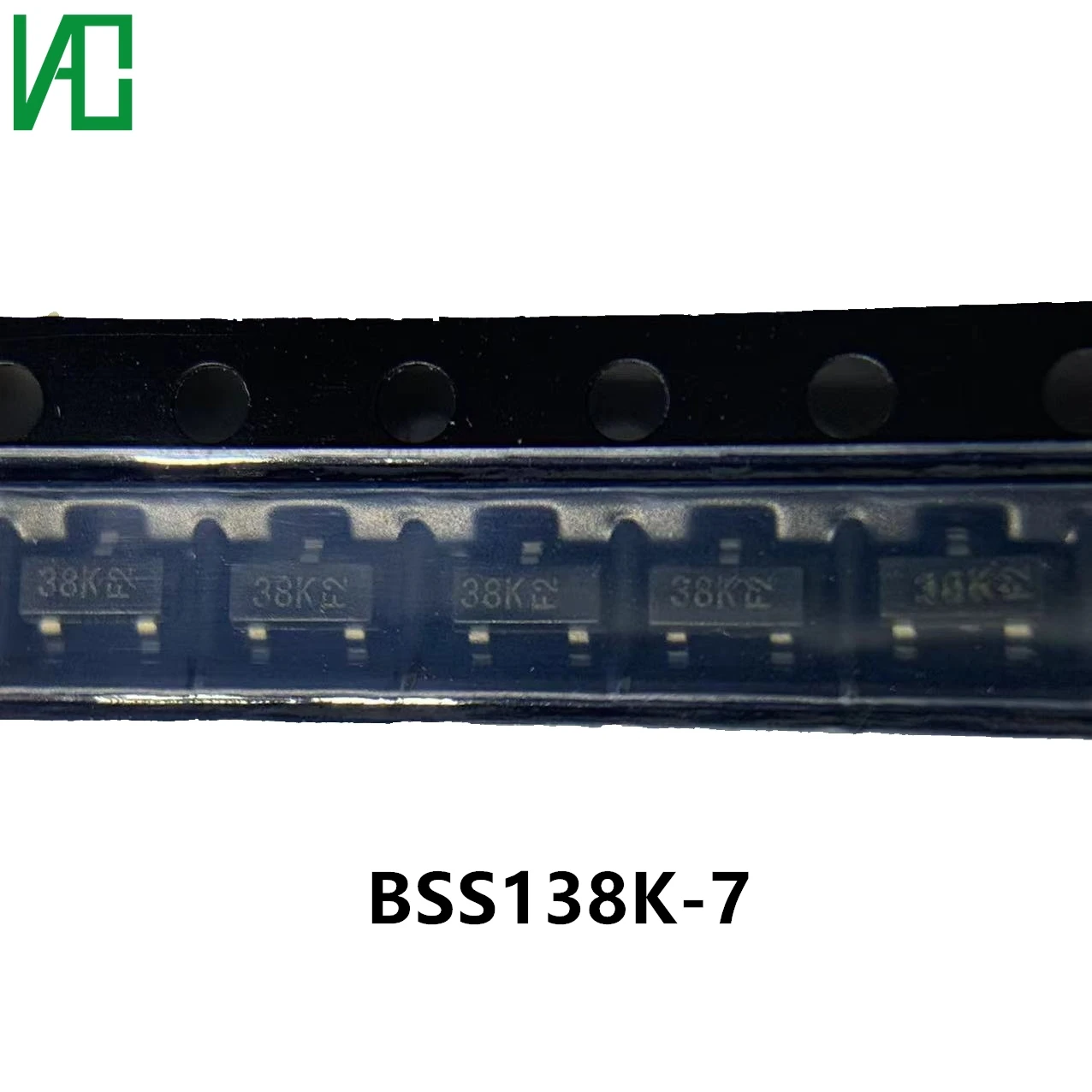 Комплект транзисторов 20 шт., BSS138K-7 MOSFET N-CH 50V SOT23 T & R 3K In Sctock