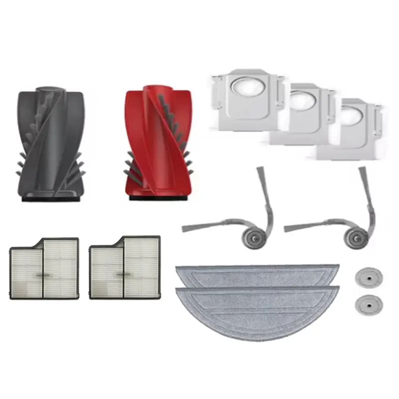 

ABVI-For Roborock Saros 10/G30 Robot Vacuum Cleaner Replacement Main Side Brush HEPA Filters Mop Cloths Dust Bags Parts