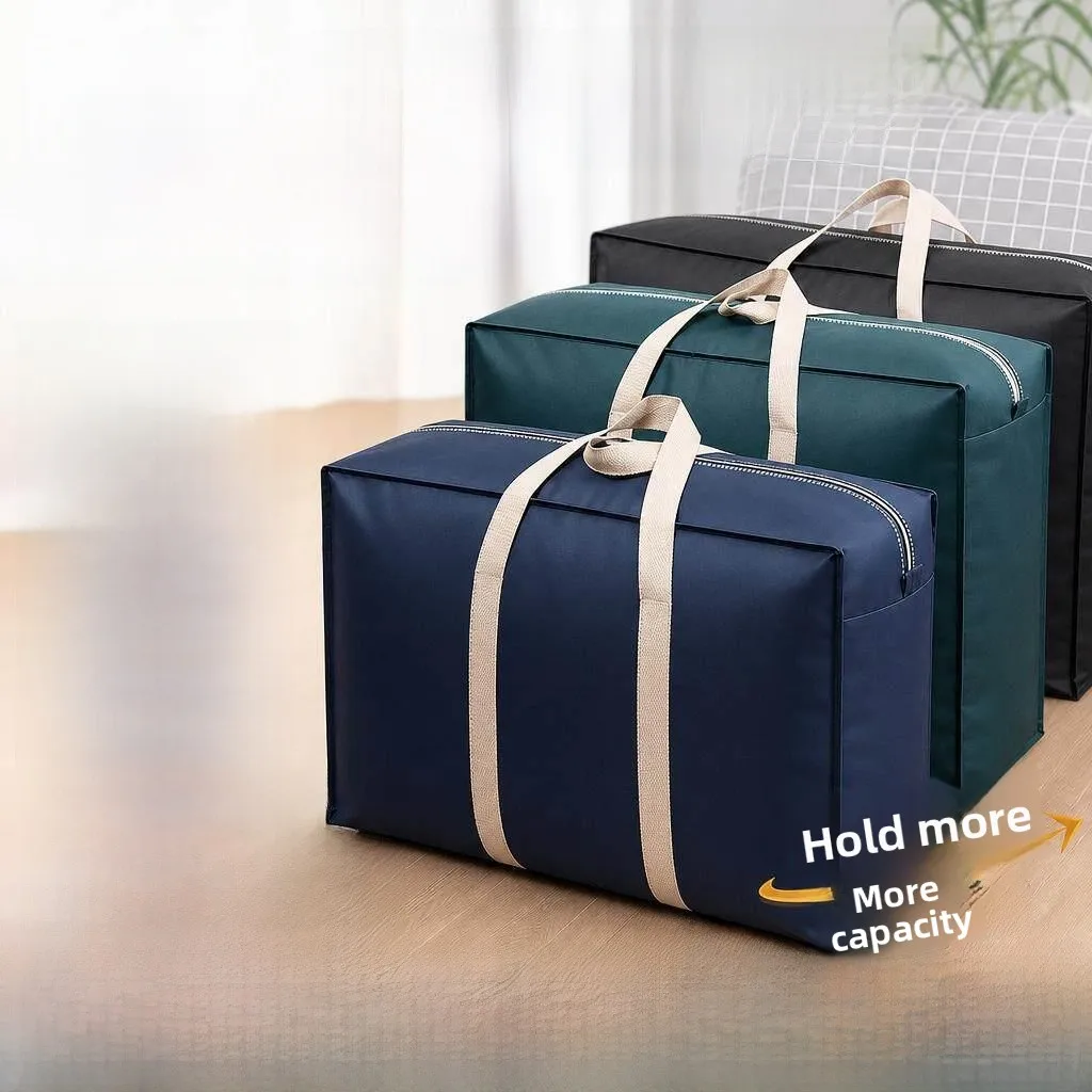 

Large Capacity Clothing Storage Bag for Travel And Moving Cotton Quilt Packaging Bag Durable Reusable Moving Bag Organizer