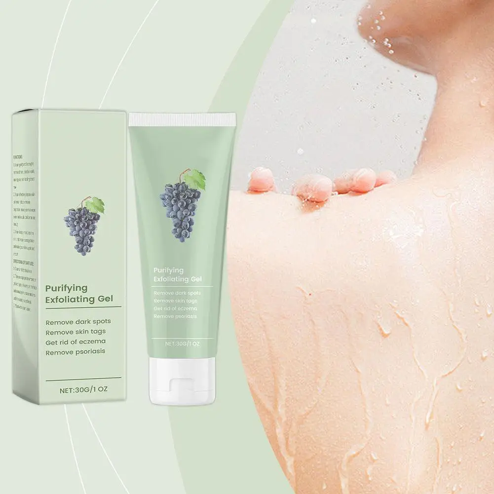 Gel exfoliante purificador de 30g que elimina la piel muerta, Gel de limpieza facial hidratante y suavizante, belleza Natural coreana para el cuidado de la piel