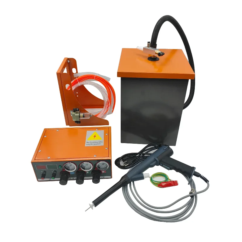 

WX-918W Настенное ручное оборудование для порошкового покрытия Электростатическая стальная подложка Настенный кронштейн Насос для порошкового бункера Сердечник печатной платы