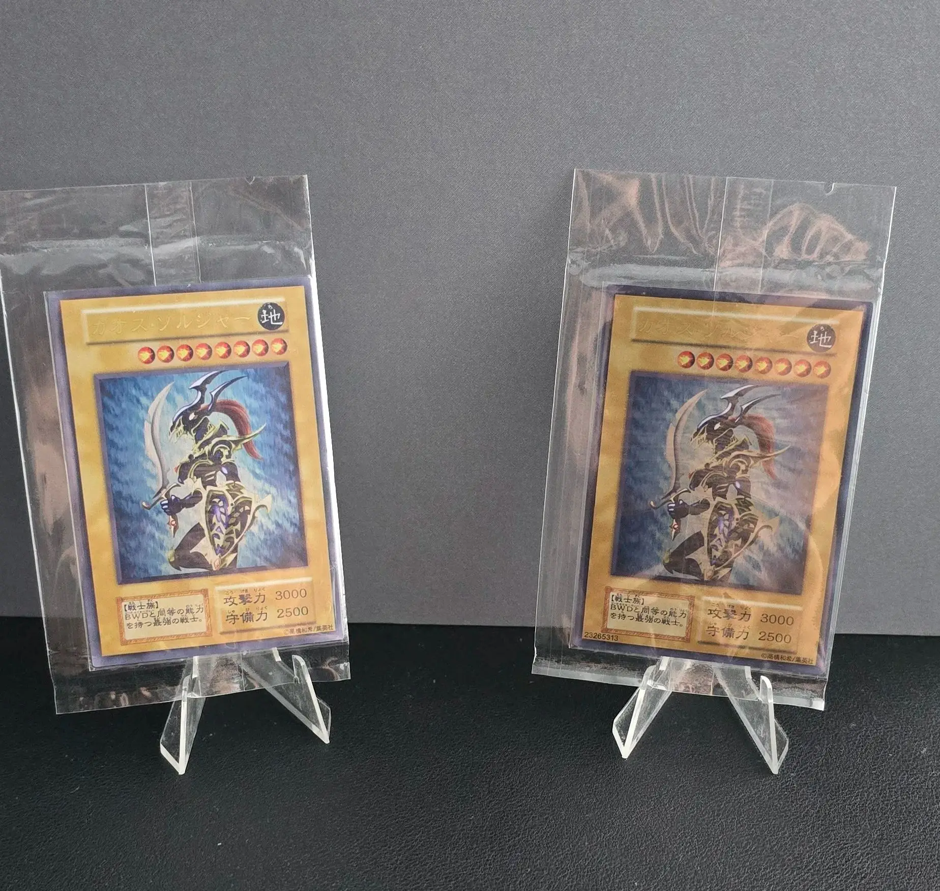 Yu-Gi-Oh WCS World ChampingShip Steel Plate Prize Card デュエルモンスターズ Black Luster Soldier Hobby Collection Gift Toy (Not Original)