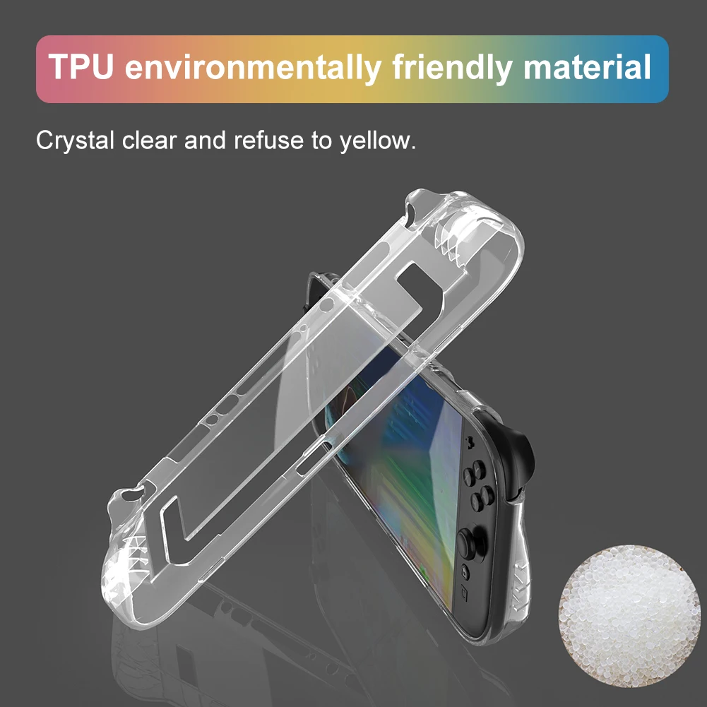 1/2/3Pcs Transparent TPU Case for Nintendo Switch 2 Full Protective Shell Shockproof Cover Handheld Gaming Console Accessories