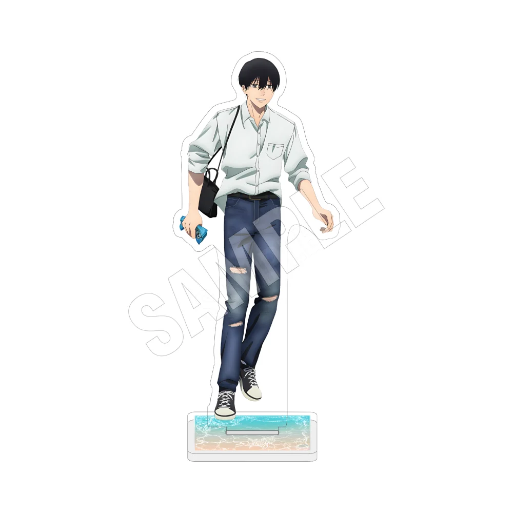 Anime the Summer Hikaru Died 15cm Acrylic Stand Double Sided Print Ichiro Sato Yoshiki KeyRing Desk Display for Fans Collection