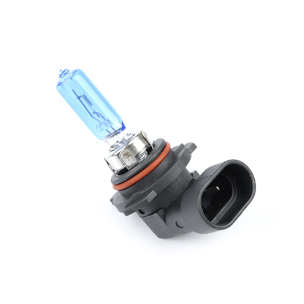 2X 9012 HIR2 9012 LL HALOGEN HEADLAMP HEADLIGHT BULBS 12V 55W 6500K XENON LOOK WHITE PAIR NEW BLUE GLASS CAR-STYLING