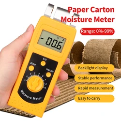 Wood Moisture Meter Paper Carton Moisture Meter Digital LCD Screen Concrete Timber Moisture Meter Meat Water Content Tester