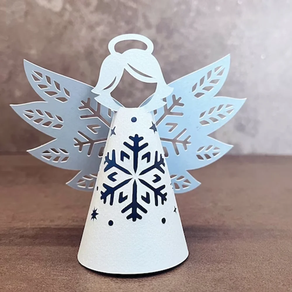 Metal Cutting 3D Christmas angel lantern Cut Die Craft Decoration Scrapbook Paper Craft Knife Mould Blade Punch Stencil Die