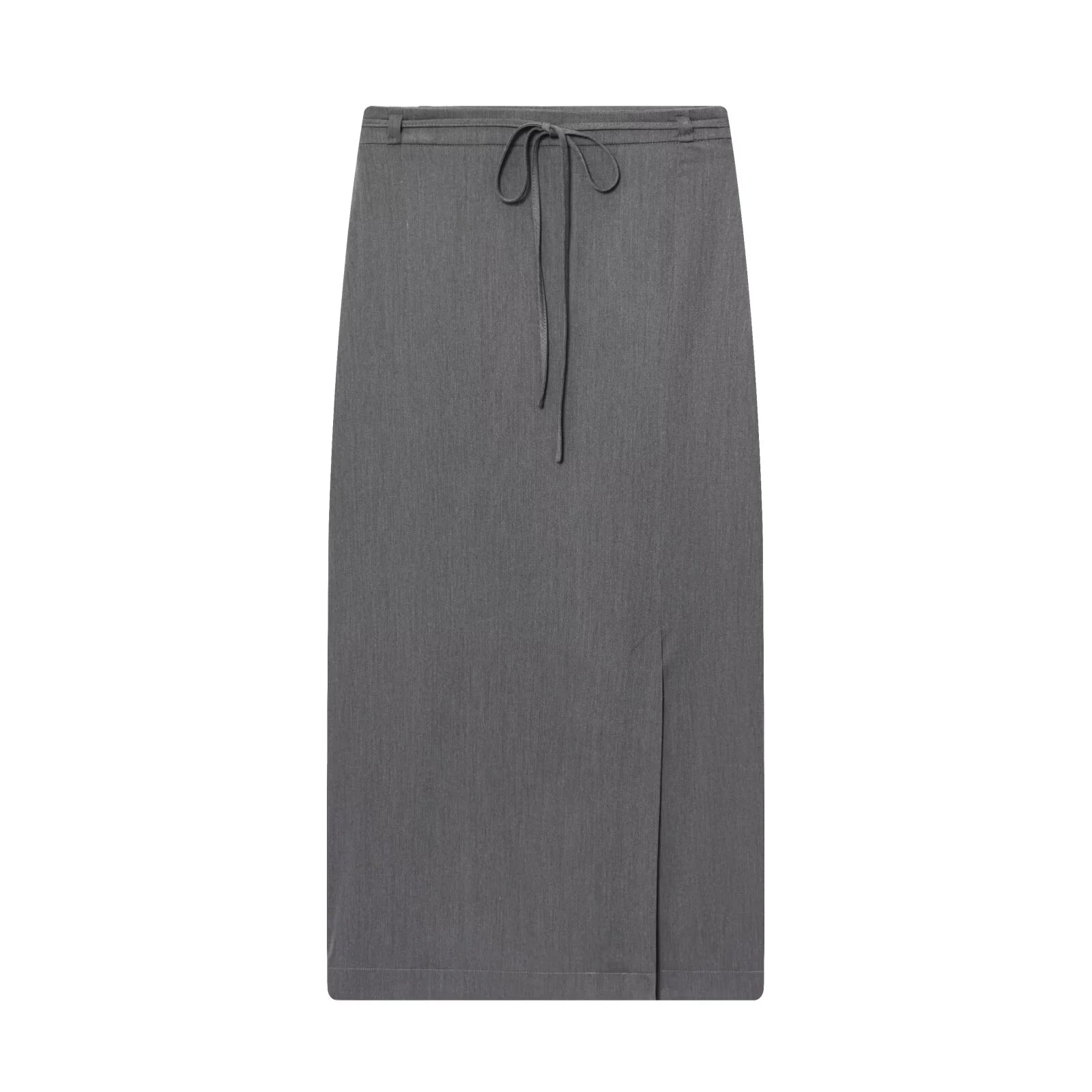 Europäischer und amerikanischer Stil 2025, Herbst, neues Produkt für Damen, hohe Taille, vielseitiger gerader Schlauch mit Gürtel, halber Rock