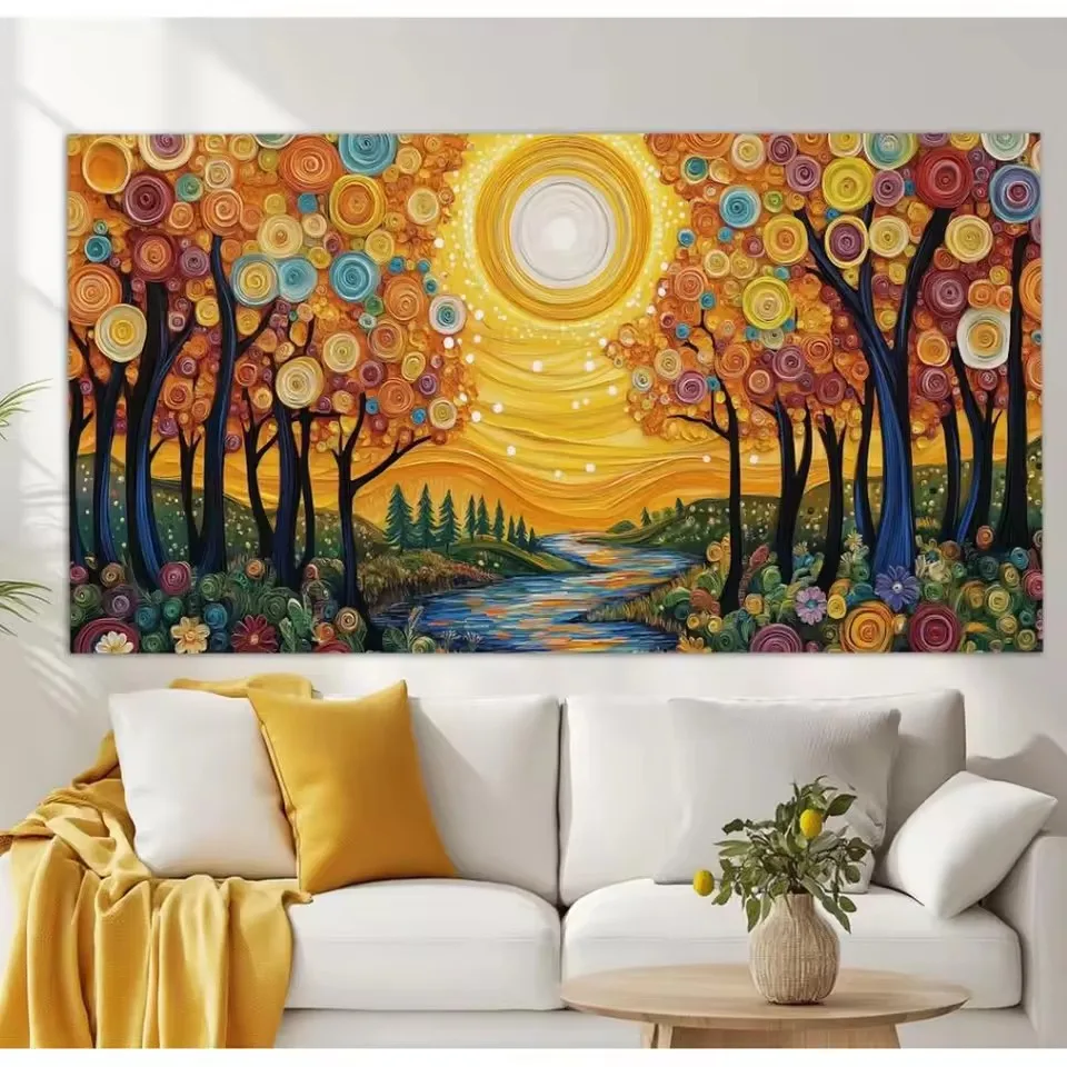 

Mysterious Tree of Life Large Size DIY Diamond Painting Abstract Tree Diamond Mosaic Embroidery Cross Stitch Kits For Decor