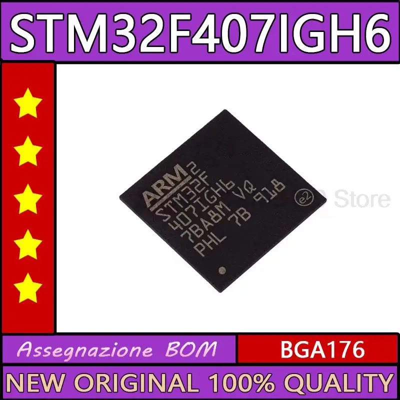 NEWOriginal STM32F407IGH6 BGA176 STM32 Microcontroller IC Chip