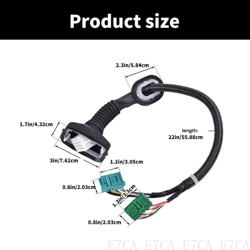 

E7CA Enhances Driver Side Electrical Wiring Harness Flexible Front Door Sub Wire for Left Side 32757STXA01 Electrical Systems