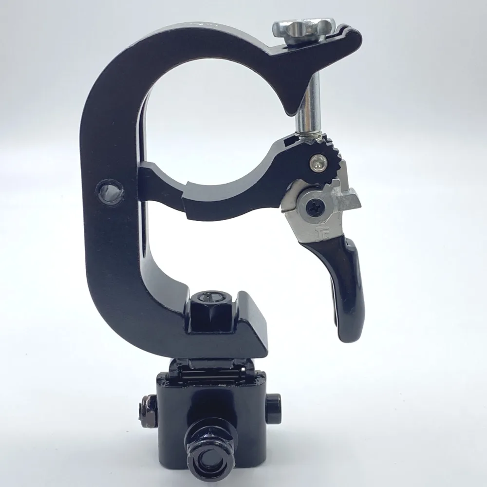 250KG G-Clamp Aluminum Truss Mounted 44-52mm Tube Fast Lock Adjustment Quick Release Folding Clamps Audio Stage Lighting Setup