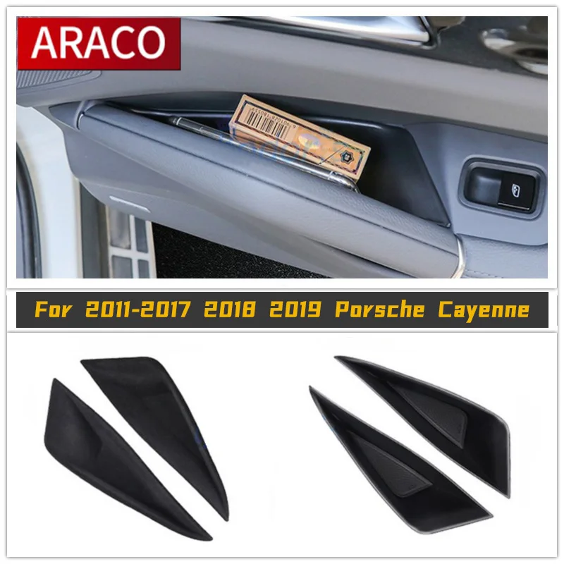 For 2011-2017 2018 2019 Porsche Cayenne Styling Aksesoris Pintu Pemegang Sandaran Tangan Sarung Tangan Kotak Penyimpanan Konsol