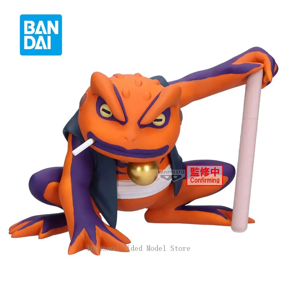 

Original Banpresto Naruto Shippuden Gamakichi Soft Rubber Doll 10Cm Anime Figure PVC Model Collectible Toys Gift