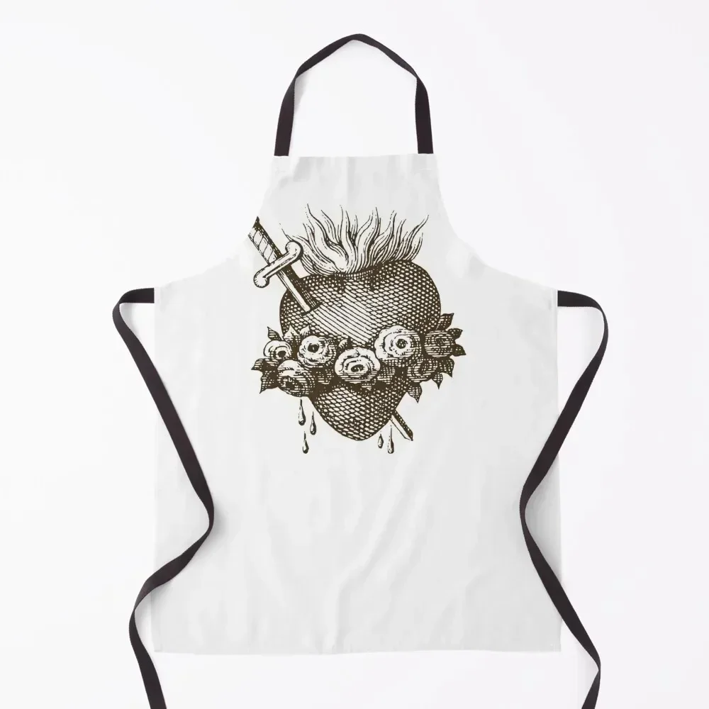 

Immaculate Heart of Mary Apron carpenter Cute Kitchen Accessories Women's Home Clothes useful gadgets for home Apron