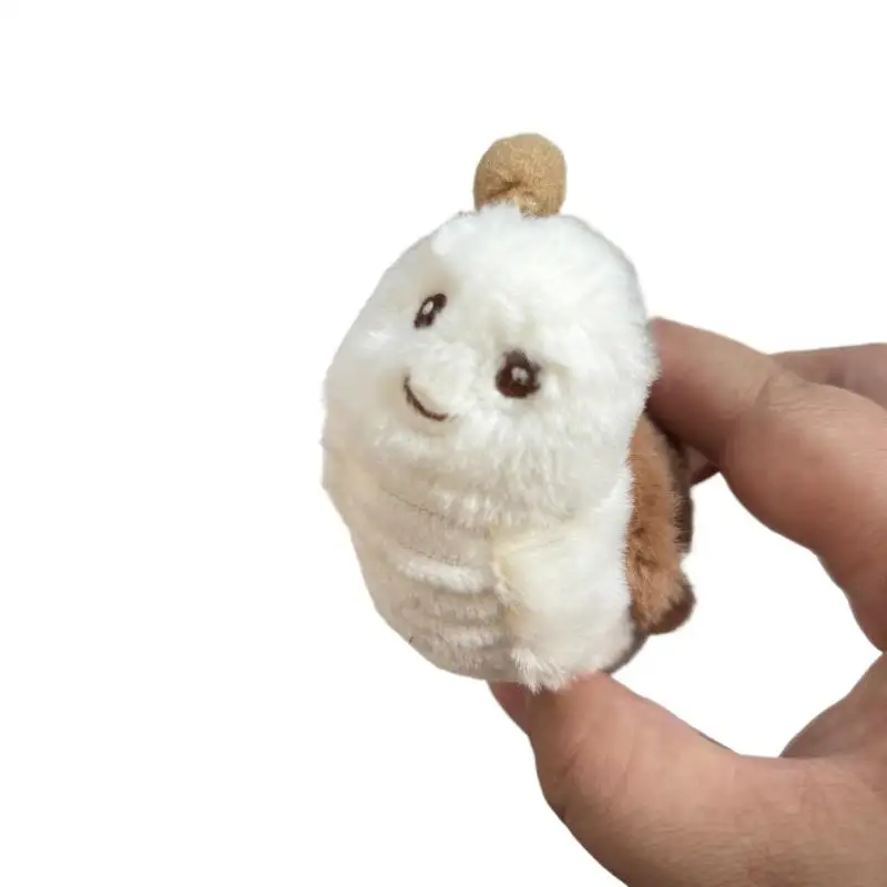 Snails Plush Toy Keychain Cartoon Animal Soft Stuffed Doll Pendant Car Key Ring Backpack Bag Decor Kid Gift