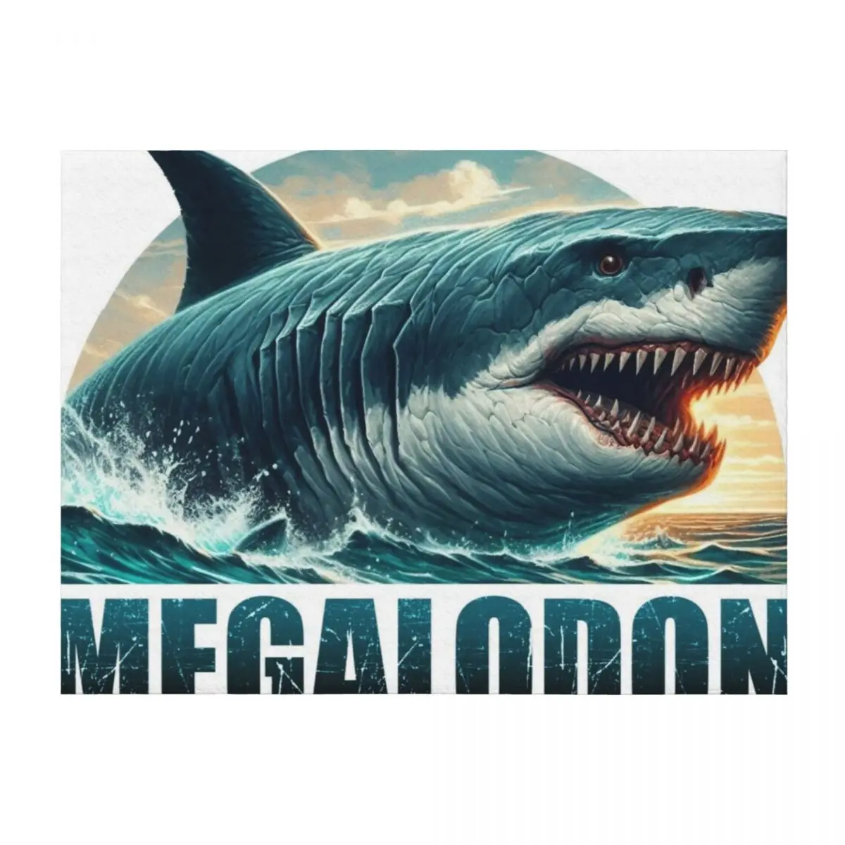 

MEGALODON OIL Throw Blanket warm for winter Polar cosplay anime Plush Blankets