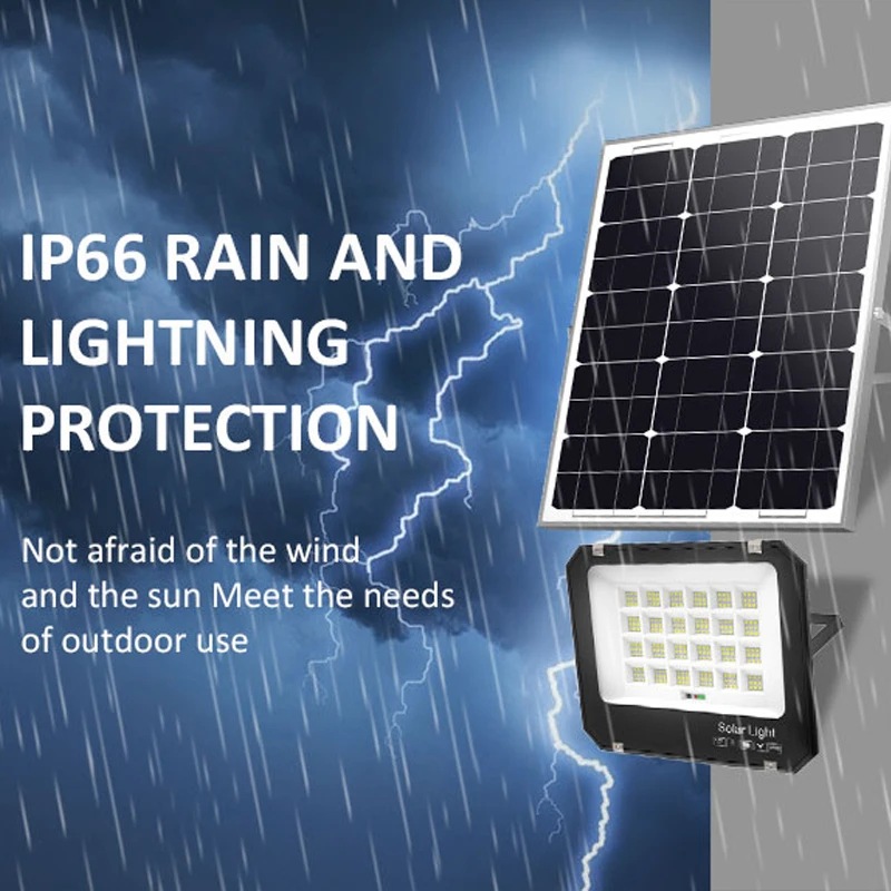 Anern 50W 550lm zonne-licht 5V 6W paneel 4000mAh LiFePO4 IP65 waterdichte afstandsbediening timer dimbaar buiten voor tuin/gazon