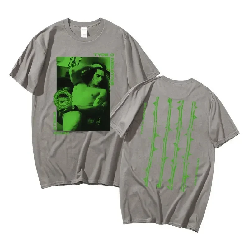 Type O Negative Art Aesthetic T Shirt Male Fashion Cotton Tshirt Men Women Vintage Rock Band T-shirt Men\'s Retro Oversized Tees