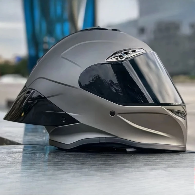HOT Motorhelm Grote Achtervleugel Dubbele Lens Volledig Gezicht Helm Motocross Helm DOT Goedgekeurd motorhelm - afbeelding 1