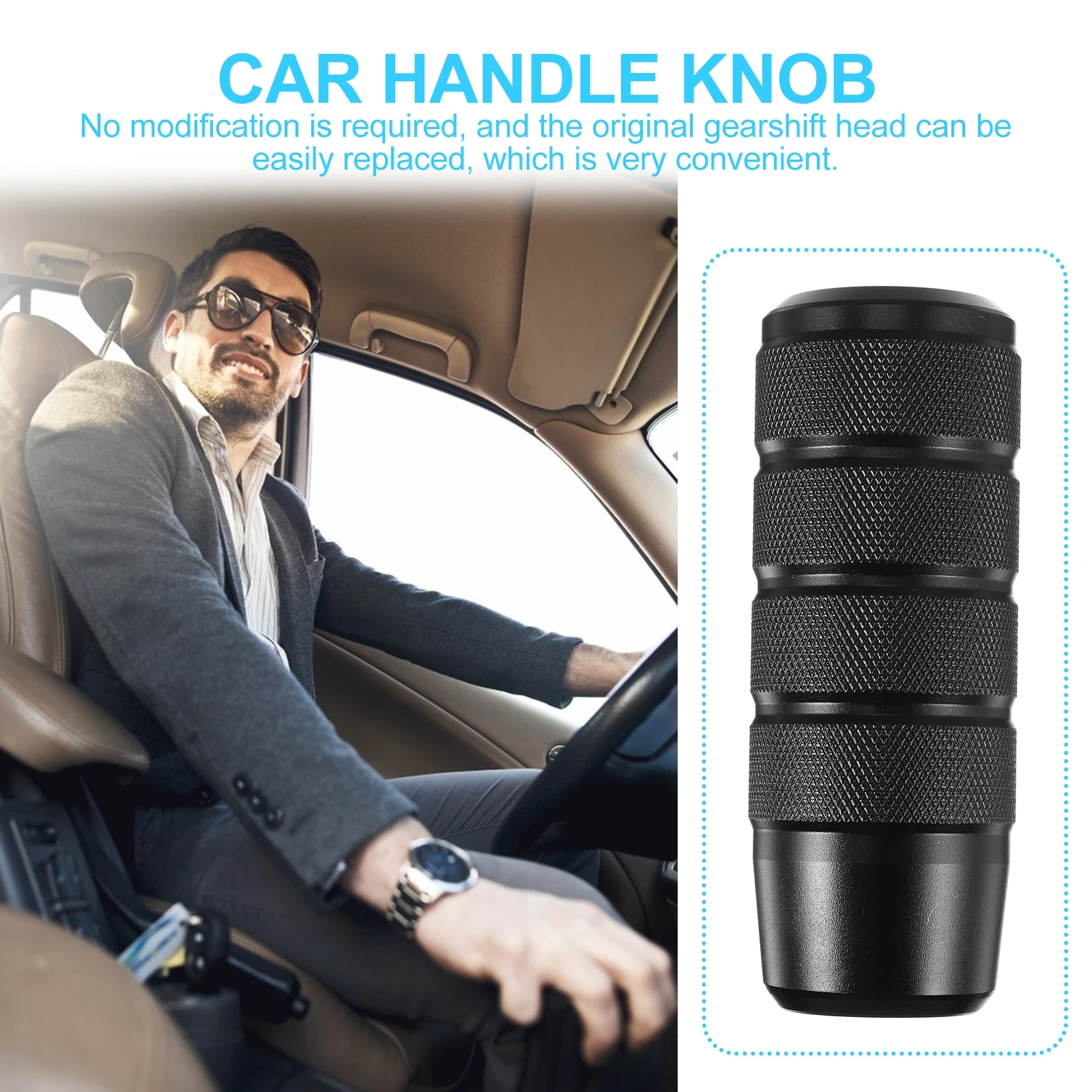 

1pc Aluminum Alloy Shifter Knob Durable Car Replacement Gearshift Handle Manual Transmission Accessories Auto Lever Knob Car