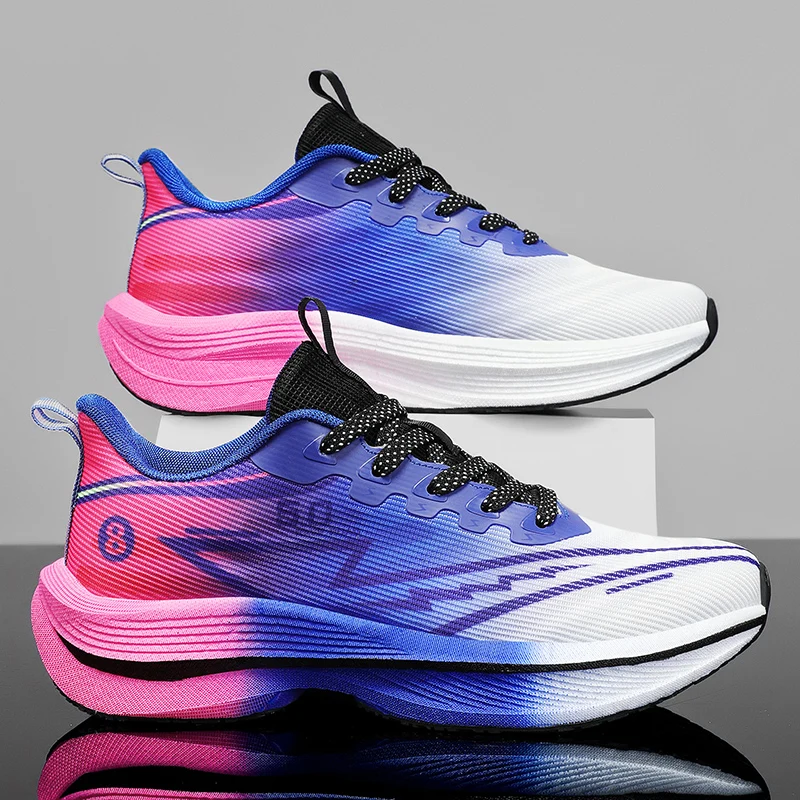 

Carbon Plate Running Shoes For Men Women Trainers Breathable Platform Men's Sports Sneakers High Quality Anti-Slip Jogging Shoes