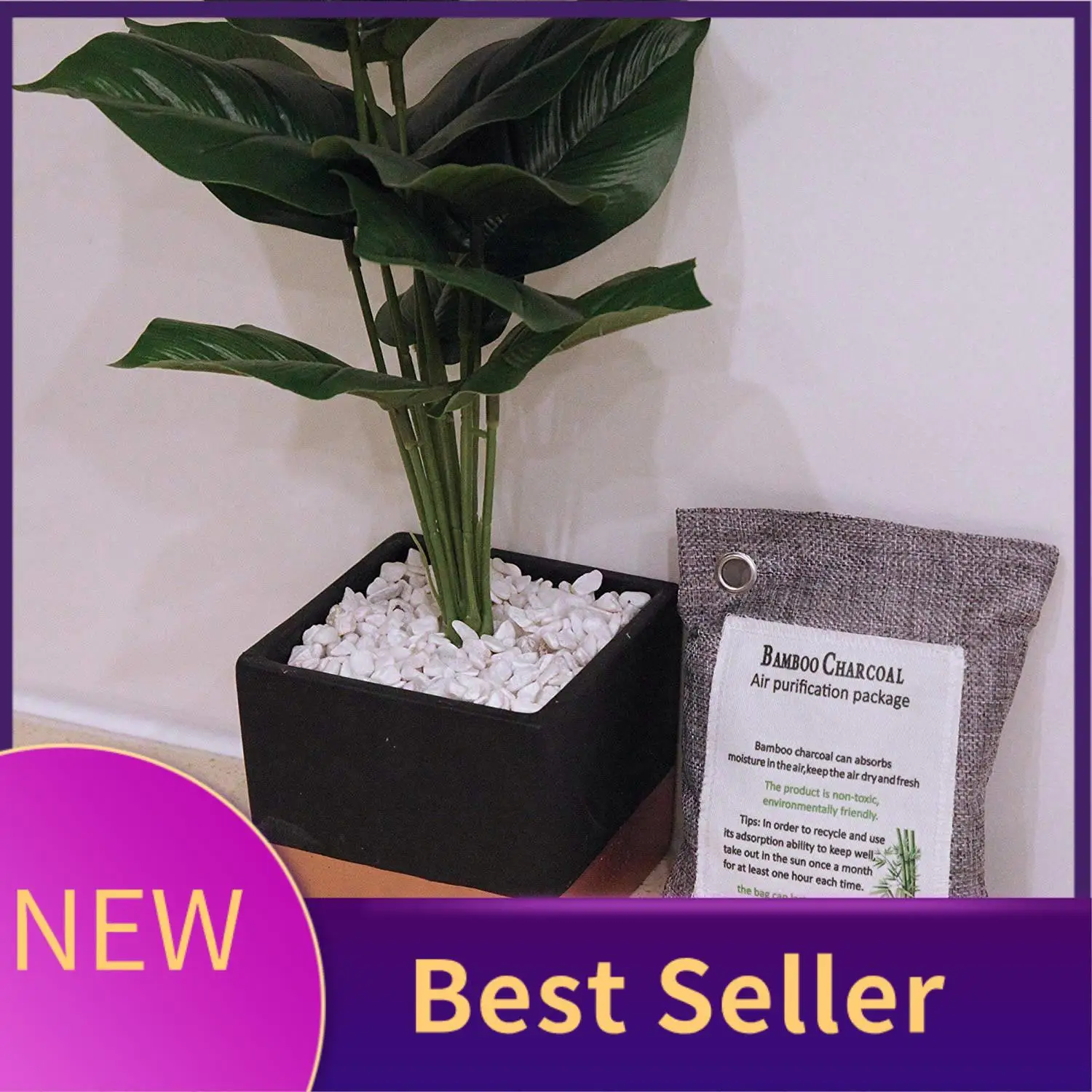 

ABLU-активированный бамбуковый угольный мешок для удаления запаха 200Gx4, мешки для очистки воздуха для дома, автомобиля, шкафа, обуви