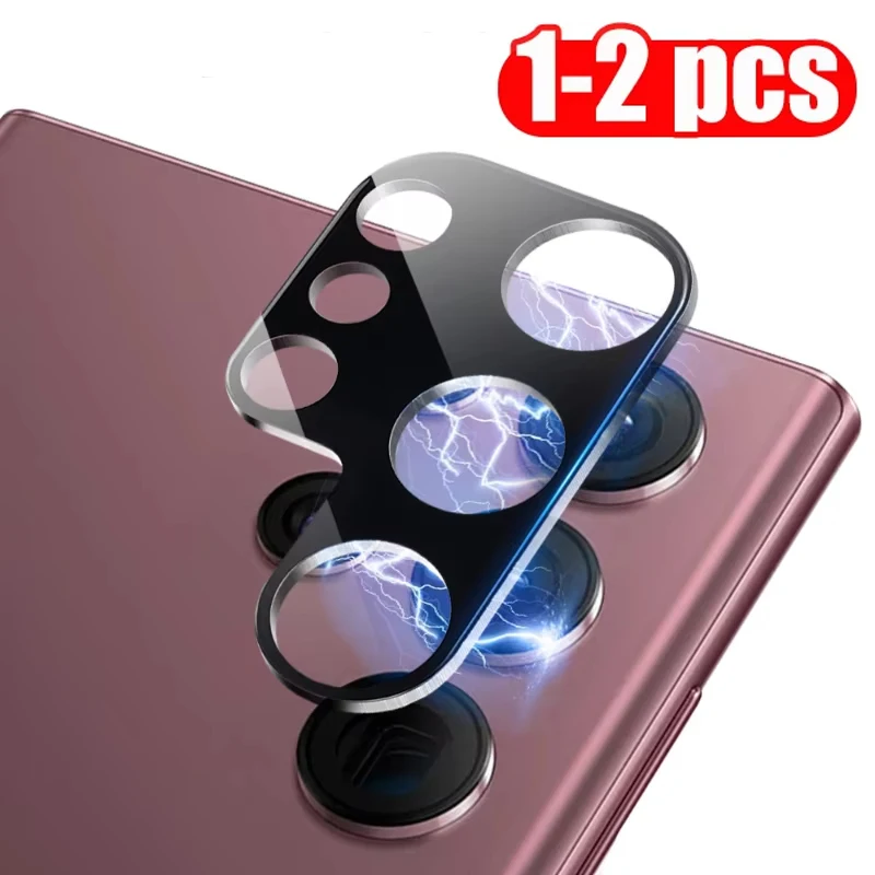 

1-2pcs 9H Camera Protector For Samsung S26 S25 S24 S23 Ultra S22 S21 Plus S20 FE Back Lens Tempered Glass For Galaxy Z Fold 3 4