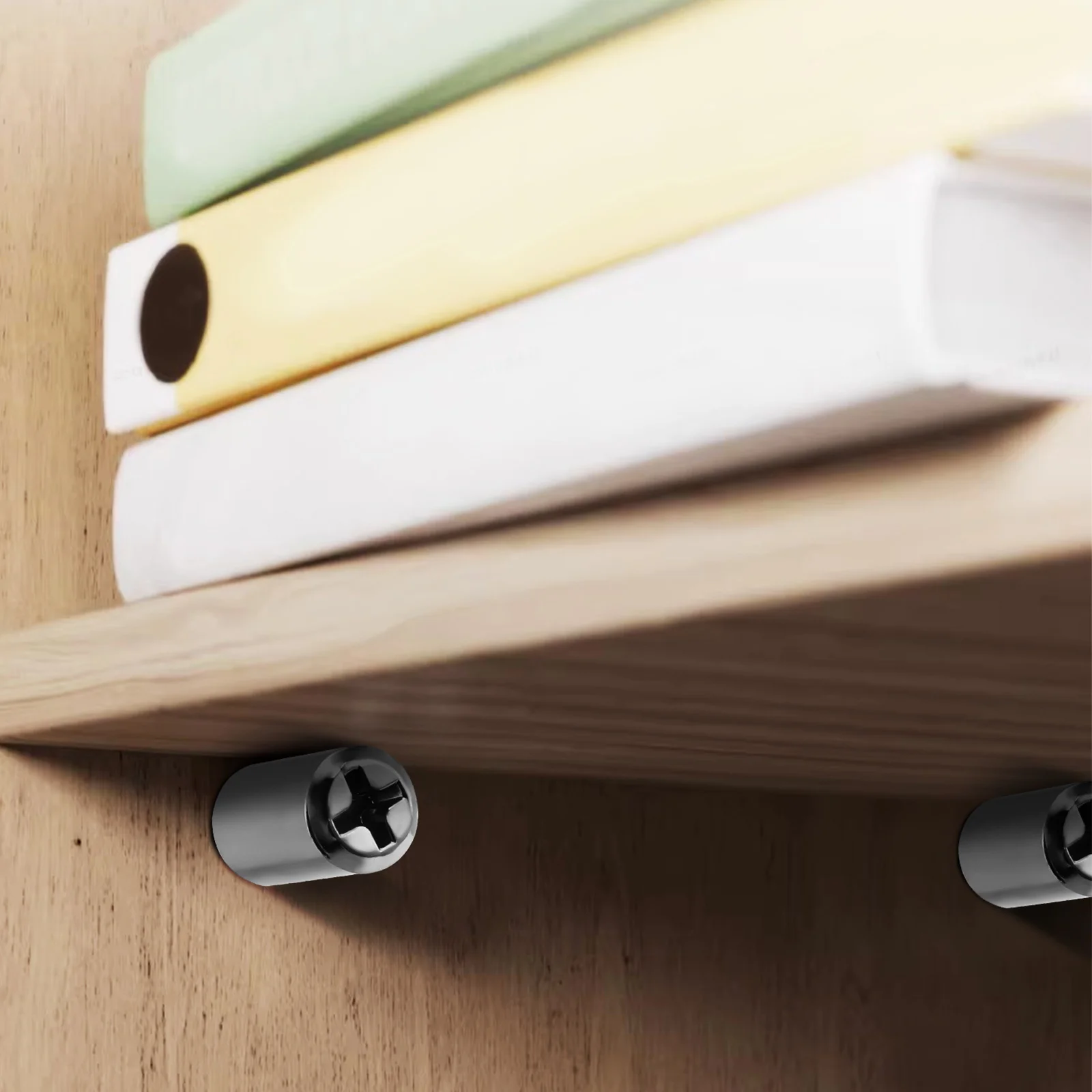 

20pcs Shelf Screw Pegs Heavy Duty Iron Shelf Supports Self Tapping For Wood Glass Cabinet Shelving Adjustable Height Nonslip