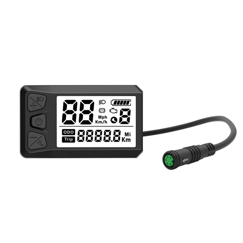 

Электрический счетчик BMBY-LCD для центрального двигателя Bafang 530S, таблица кодов BBS01/02/HD, универсальные аксессуары для таблиц кодов