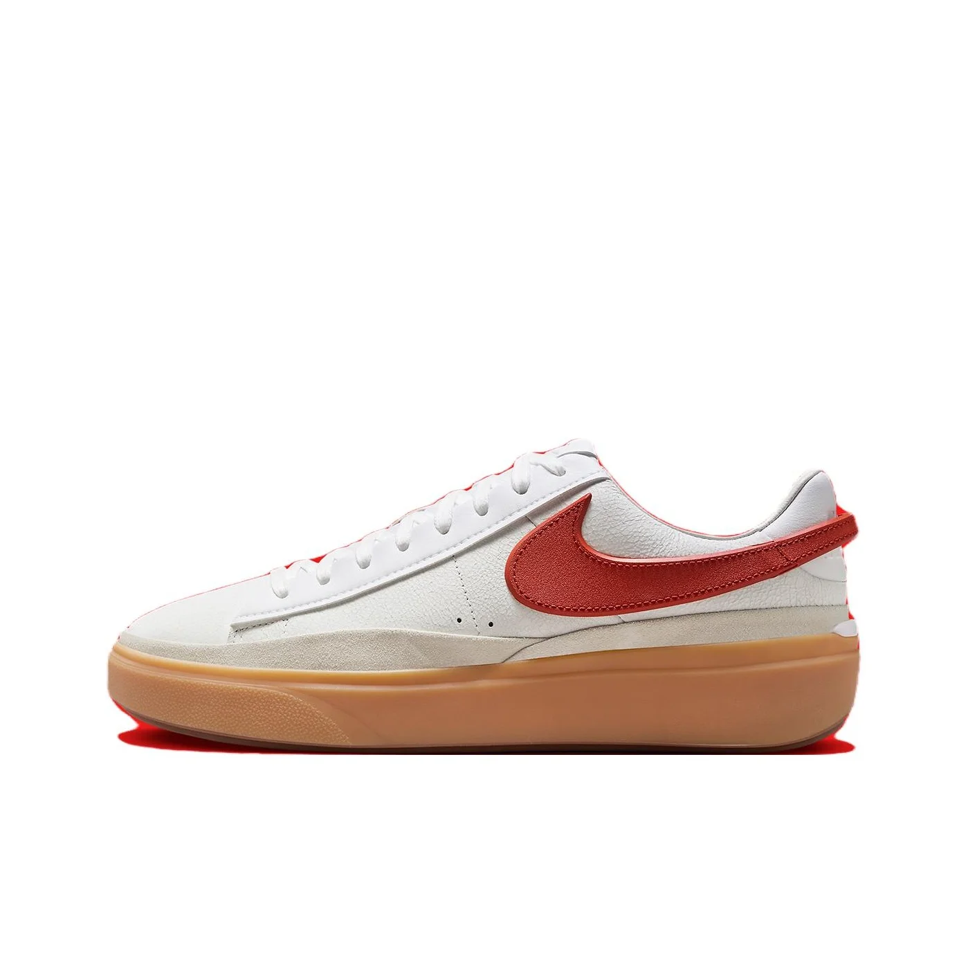 Nike Blazer Phantom 'Goddess Of Victory' Comfortable Low top Skateboard Shoes Men's White Red FN5820-100